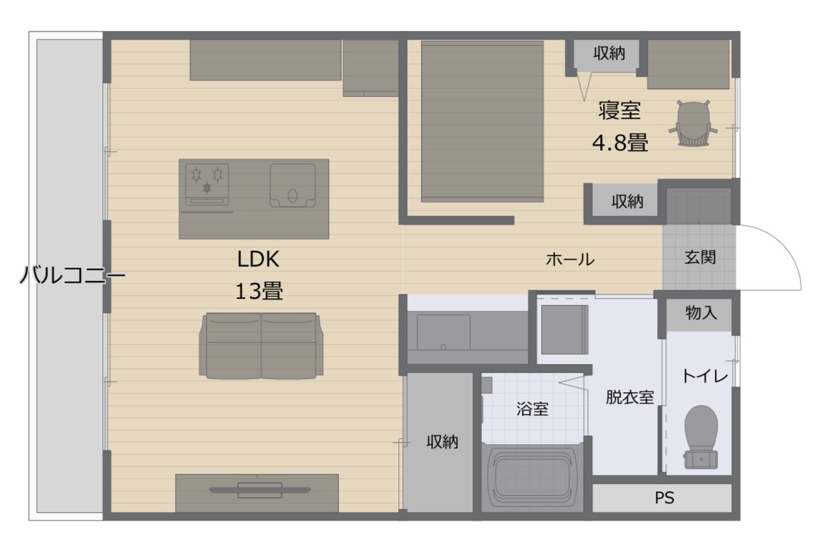 AFTER 間取り図