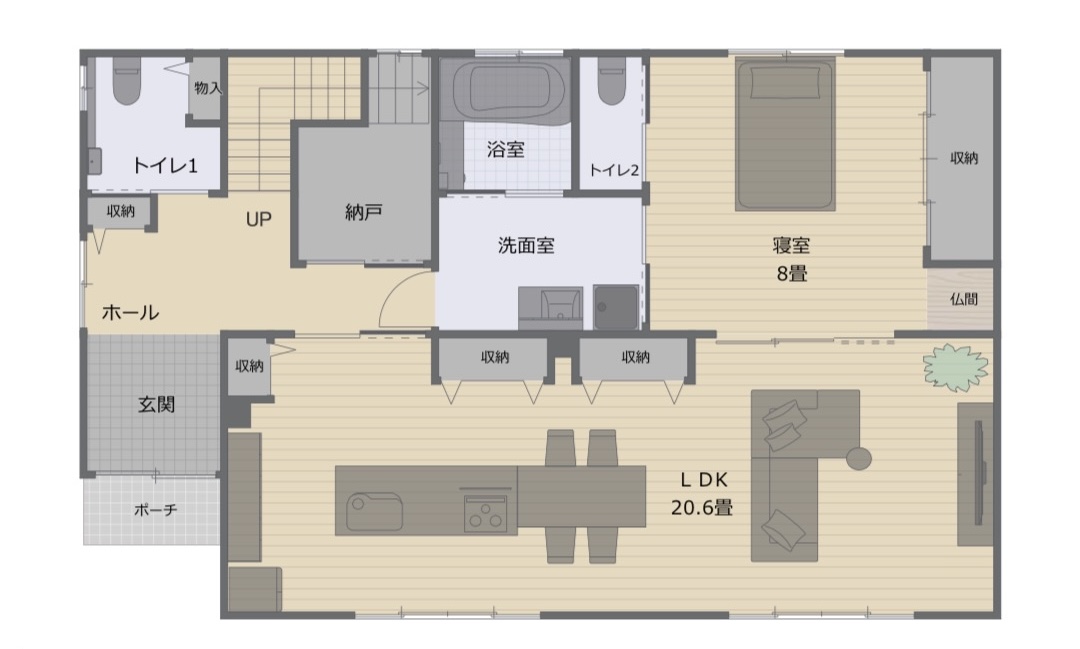 AFTER 間取り図