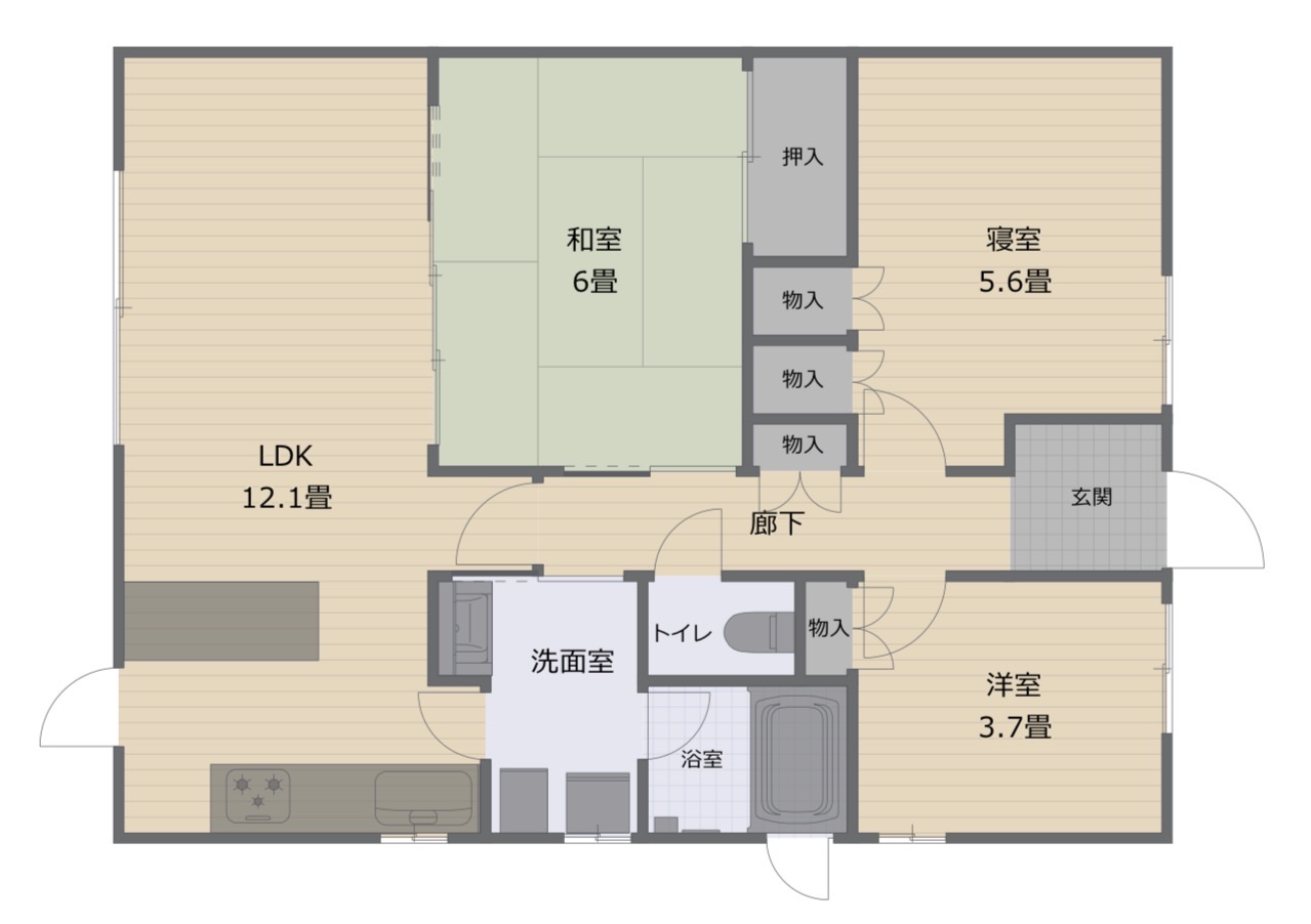 BEFORE 間取り図