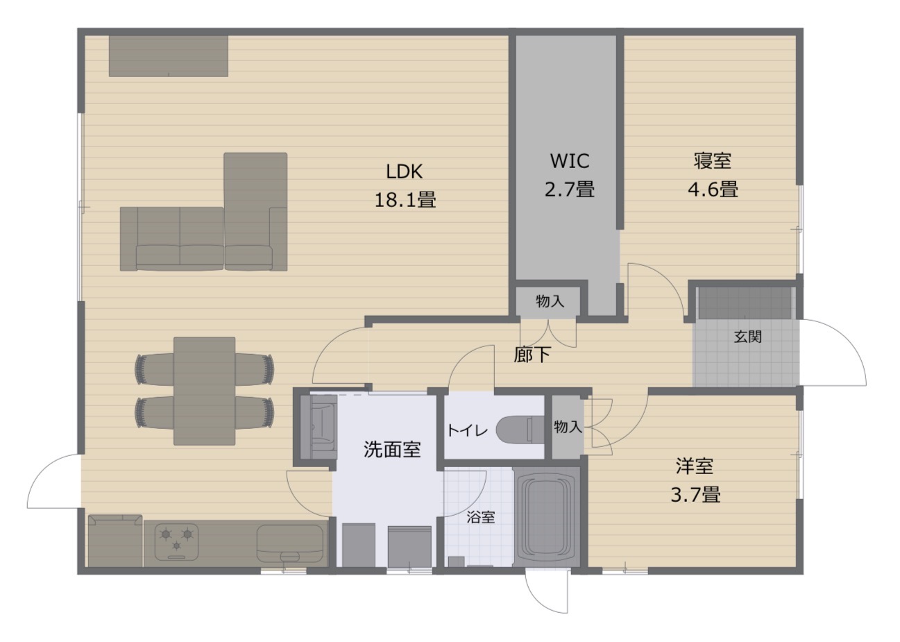 AFTER 間取り図