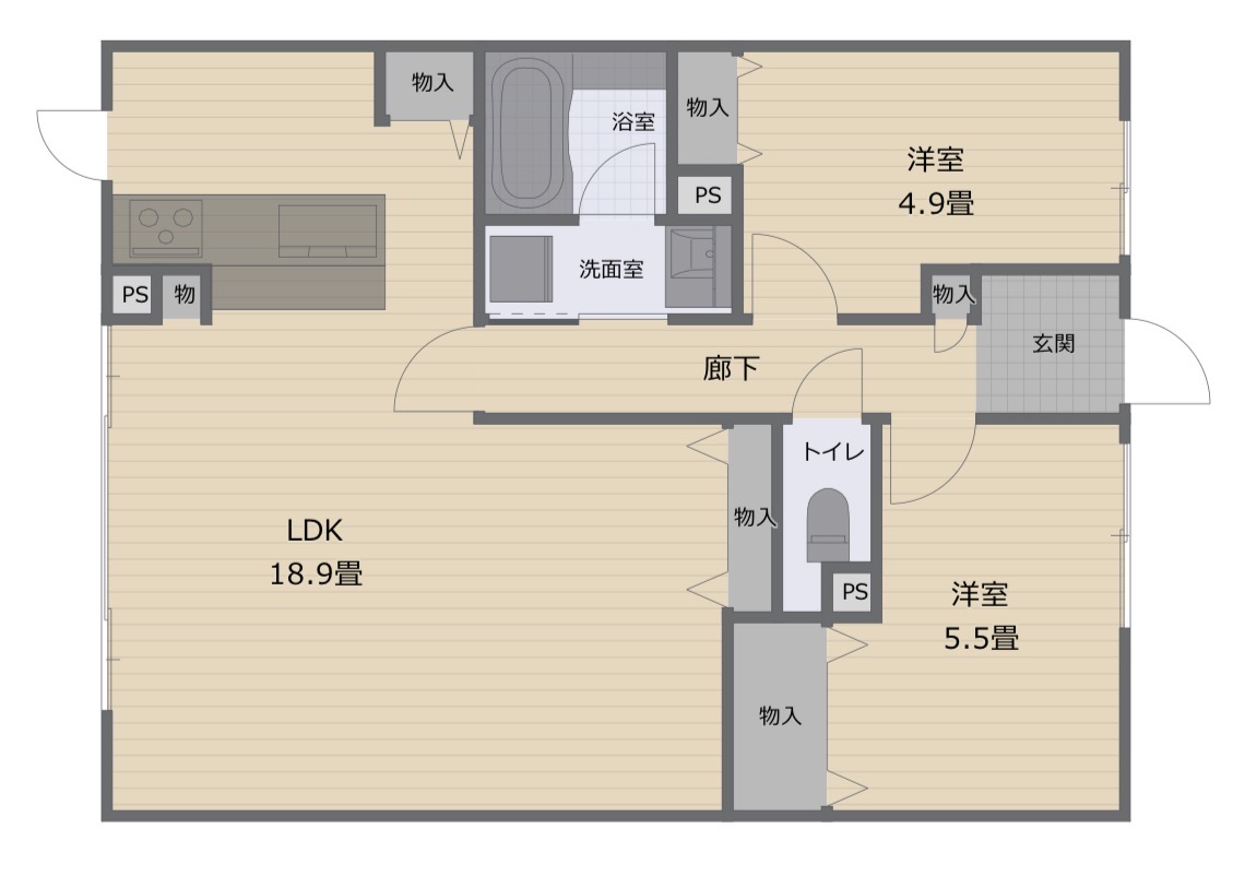 BEFORE 間取り図